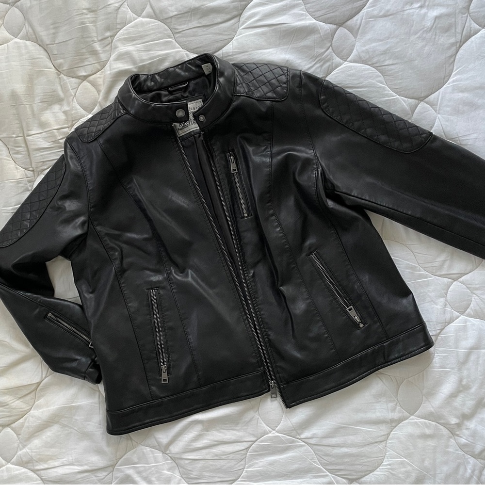 Faux Leather Levi’s Biker Jacket